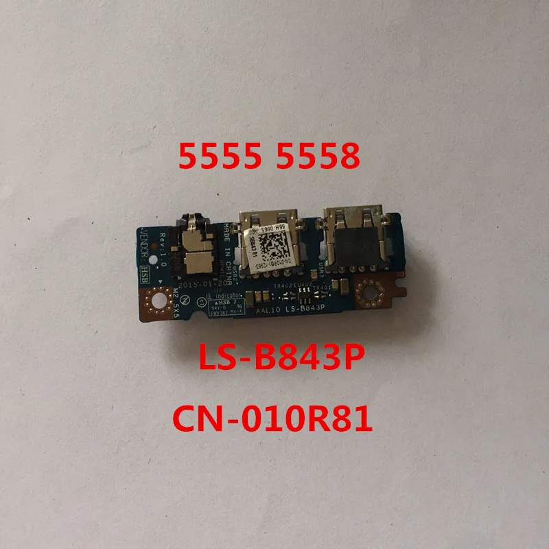 Для para 15 serie 5000 5558 5758 аудио разъем USB Плата CN 010R81 10R81 AAL10 LS B843P|Материнские платы| |
