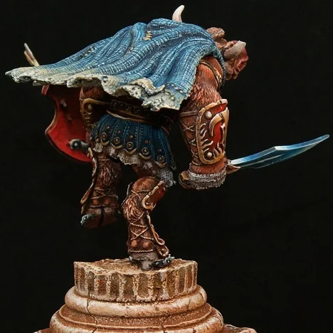 [Loong Way Miniatures] Мультяшные миниатюры Minotaur 40 мм Полимерная миниатюра