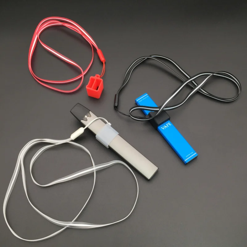 

PVC Silicone Lanyard For E-cigarette Accessories JUL JUUL Pod System Kit Easy Convenient Carrying Lanyard
