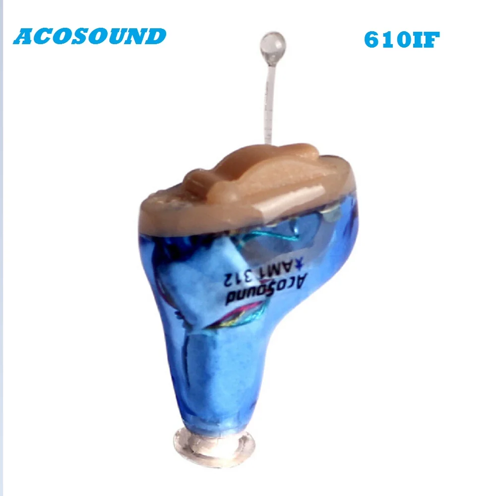 AcoSound 610IF Цифровые слуховые аппараты, программируемые слуховые аппараты, невидимые слуховые аппараты CIC, звуковые усилители, инструменты для ухода за ушами