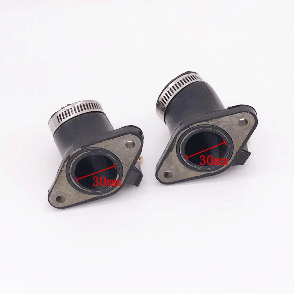 2 Pcs Motorcycle Carburetor Interface Adapter Intake Manifold For Yamaha V Star XVS650 XVS400 1998-2016 Carburetor Intake Parts