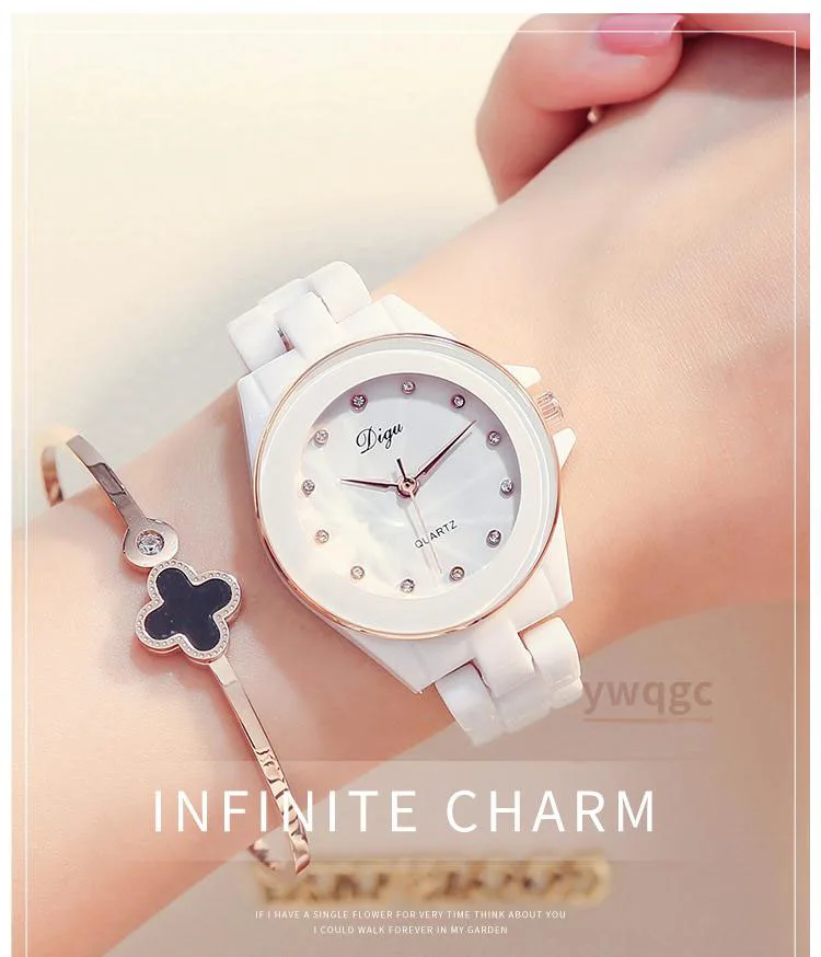 Relojes mujer женские белые керамические наручные часы браслет Кварцевые часы Женские часы женские модные женские часы