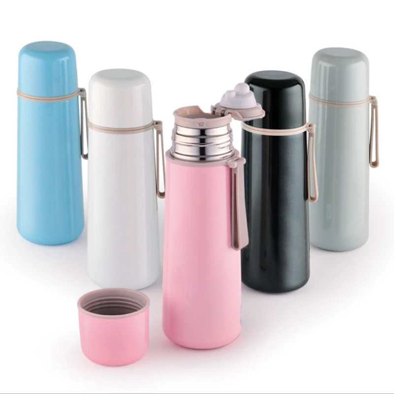 

500ML Stainless Steel Vacuum Thermos Cup bullet head Flask Coffee Mug Travel Drink Bottle Home Office Thermo cup