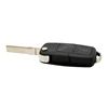 HAUSNN-carcasa plegable de 2 botones para llave de coche, carcasa del mando a distancia para VW Volkswagen MK4 SEAT Altea Alhambra Ibiza ► Foto 2/6