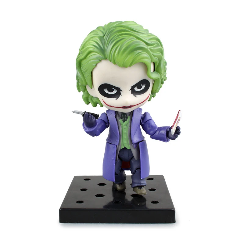 HKXZM Movie Figure 10CM Batman The Dark Knight Joker Painted Cute 566# Ver.  Joker PVC Action Figure Collectible Model Toys Doll| | - AliExpress