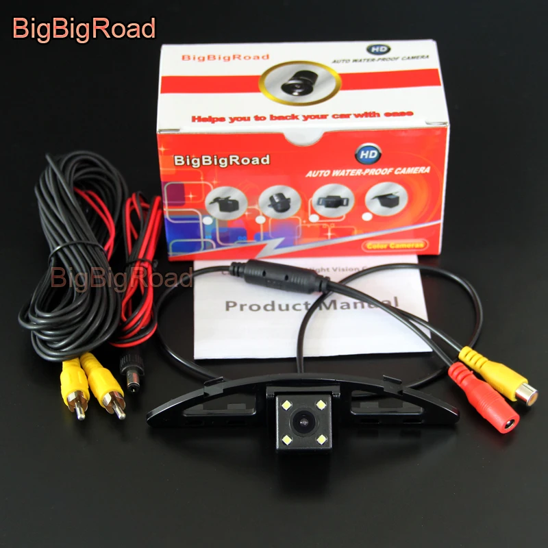 

BigBigRoad Car Rear View Backup Parking Camera For honda City 2008 2011 2012 2014 night vision Waterproof Car Reversing Camera