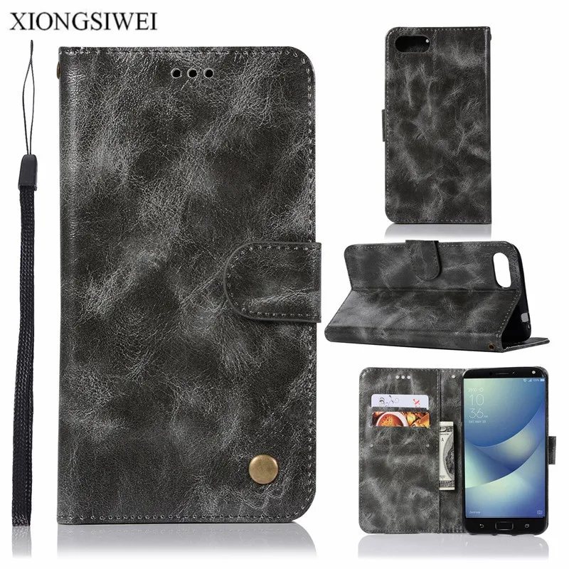 Luxury Wallet PU Leather Back Phone Case For Asus Zenfone 4 Max ZC554KL ZC ZC554 554 554KL KL X00ID Cover Flip Silicone Bag | Мобильные