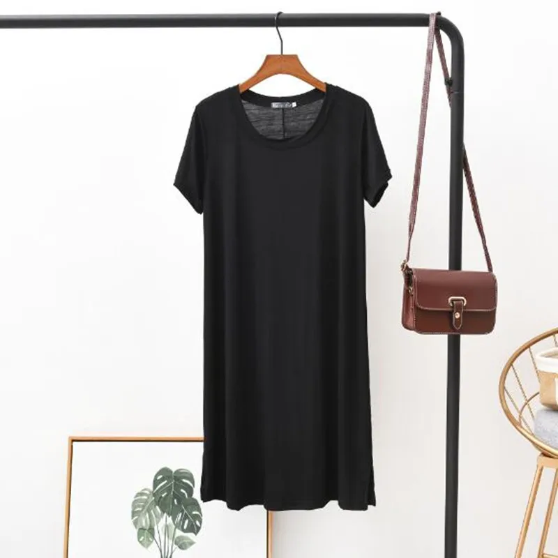 

Large size night dress women short sleeve cotton nightgown summer sleepwear nightdress ladies sexy nightwear night gown 2019 new