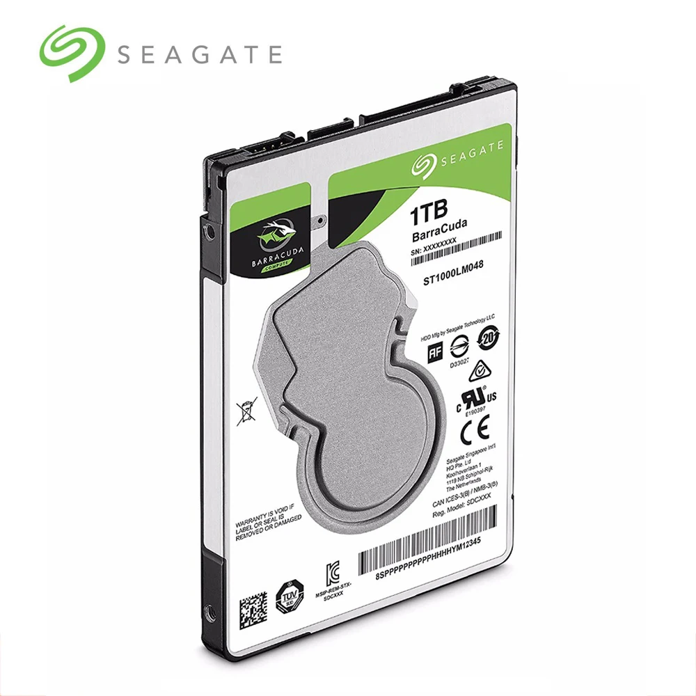 

Seagate 1TB Internal HDD Notebook Hard Disk Drive 7mm 5400RPM SATA3 6Gb/s 128MB Cache 2.5" hdd For Laptop