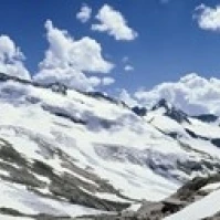 Snowcapped mountains  Grossvenediger  Salzburg  Austria Poster Print (18 x 7)