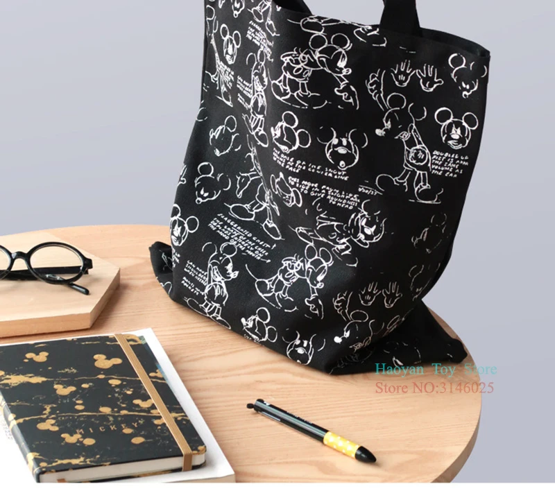 Подлинная disney Mickey Классическая Ретро многофункциональная простая холщовая женская сумка Холщовая Сумка модная сумка для мам для девочек Подарки горячая распродажа