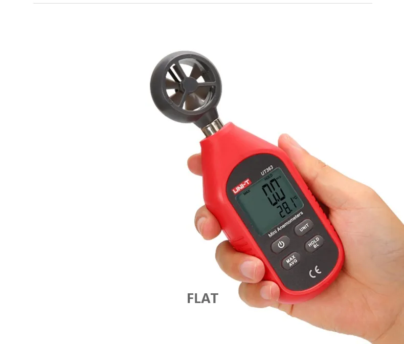 de temperatura portátil ut363, com tela lcd