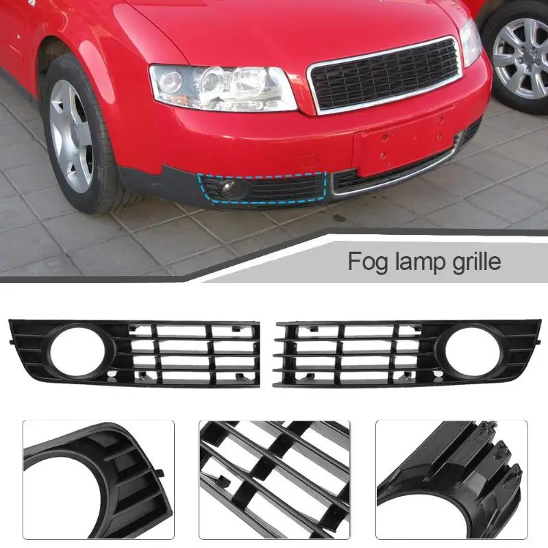 1 пара передний и Нижний Бампер для Audi A4 B6 2001 2005|Гоночные решетки| |