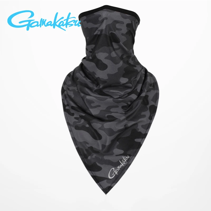 Gamakatsu Защита от солнца для лица и шеи рыболовный шарф дышащая Спортивная Велосипедная езда анти-УФ быстросохнущая камуфляжная рыболовная маска для лица