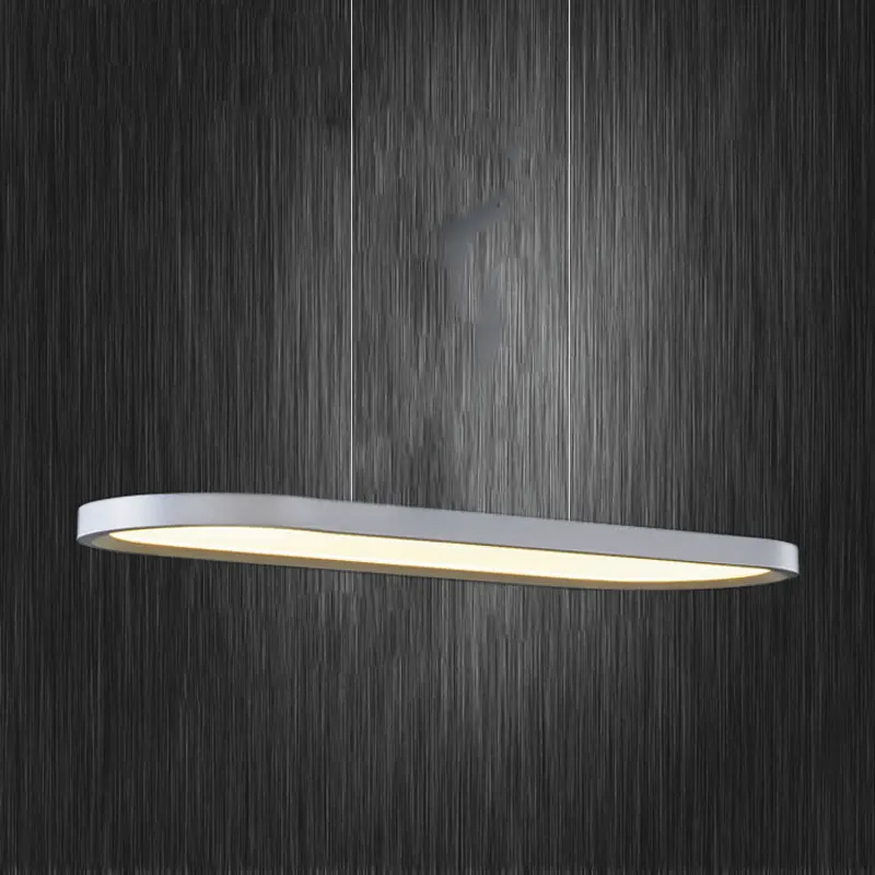 

Pendant Lights Stylish LED Aoval slim living room restaurant creative Frisbee strip European Chandelier Pendant lamp BG24