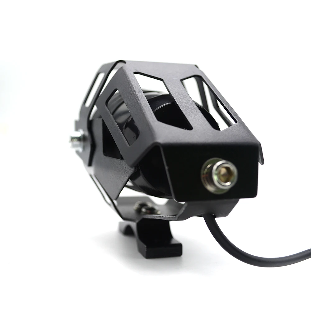 2Pcs/Lot LED Headlight Motorcycle Waterproof 3000LM Chip U5 Motor LED Driving Fog Spot Head Light Lamp With Switch