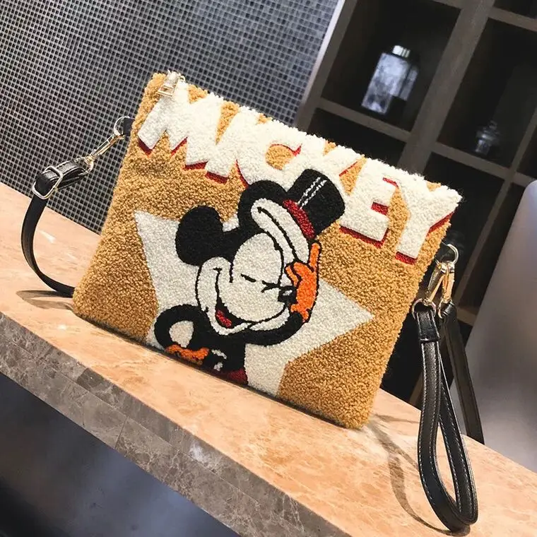 

Mickey Handbag Cute Female Shoulder Bag For Women 2019 New Ladies Crossbody Bag Pu Leather Clutch Envelope Bag Bolsa Feminina