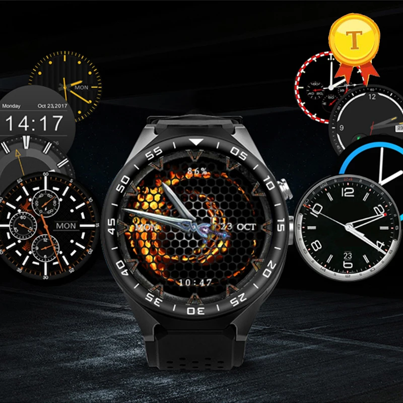 

Luxury HD Touch Screen 3G Android Smart Watch with WIFI 2MB+16GB heart Rate Sensor GPS Smart phone Watch support wifi google map