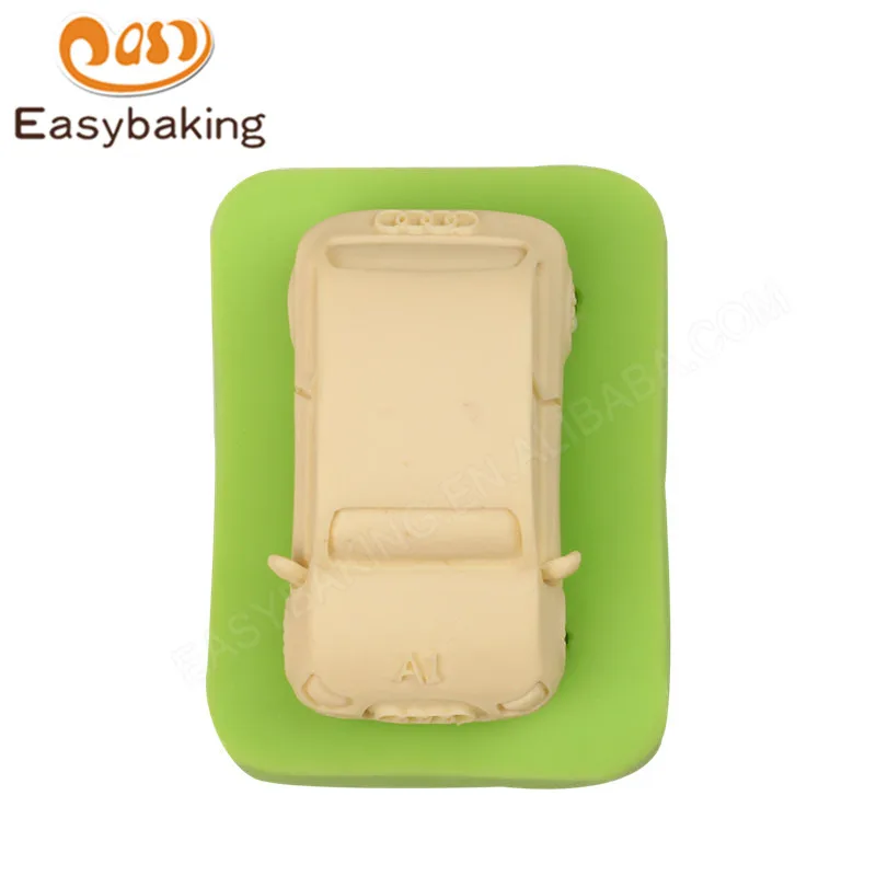 

Hot Selling Cool 3D Brand Car Shape Silicone Soap Mold Fondant Cake Decorating Tools Household Cooking Mould