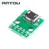 Módulo conector adaptador Micro USB a DIP 2,54mm, Panel de placa hembra de 5 pines, piezas de Tipo PCB Micro USB de 2,54mm, 1 uds. ► Foto 1/6