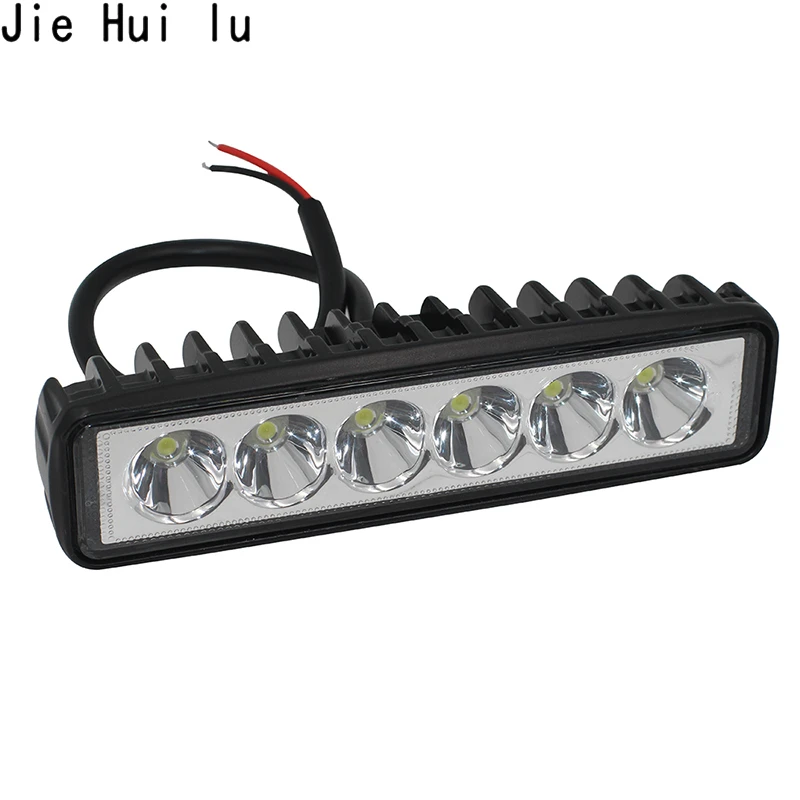 

1Pcs 2Pcs 18w DRL LED Spot Flood Work Light Worklight 9-32V 4WD 12 volt led work lights for Off Road Vehicle SUV car trucks