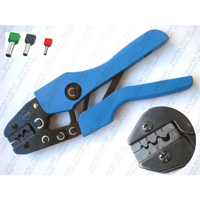 Twin cable end sleeves crimper crimping tool AN 04WFin Pliers from