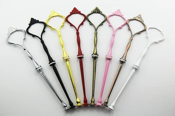 

1 pcs 2 tier fondant cake decorating tools stand centre handle mixed many color home decor kitchen accessories