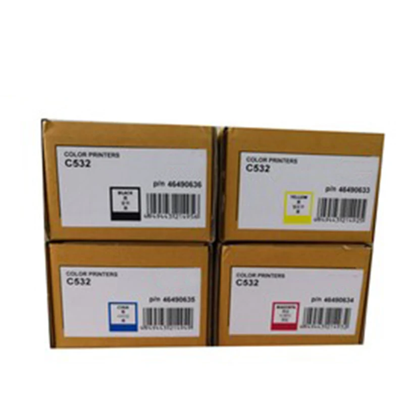 

Printwindow 4X/Set Compatible CMYK Toner Cartridge for OKI C532 532 532CN 532DN
