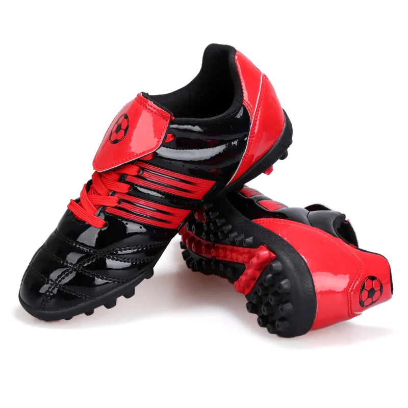 

2019 Profession High Quality Men Soccer Shoes Adults Out Training Ankle TF Football Boots Breathable Sports Sneakers Size 34-39