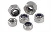 Écrou de verrouillage hexagonal autobloquant en Nylon inoxydable, 5/10/20/50 pièces DIN985, M2, M2.5, M3, M4, M5, M6, M8, M12, 304 ► Photo 3/6