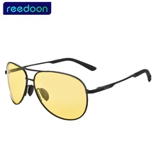 Driver Driving High Definition Night Vision Sunglasses Yellow Lens Sun Glasses with Cleaning Cloth and bag Unisex free shipping
