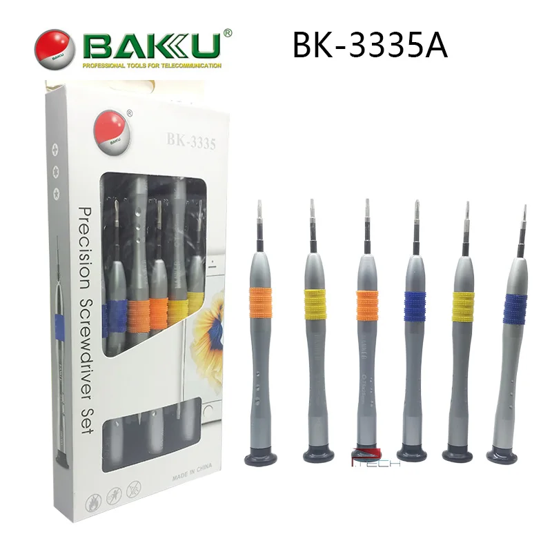 

Screwdrivers of BAKU BK-3335A Tool Kit, Professional Precision Screwdriver Set for Samsung Cell Phones Laptop Tablet Repair