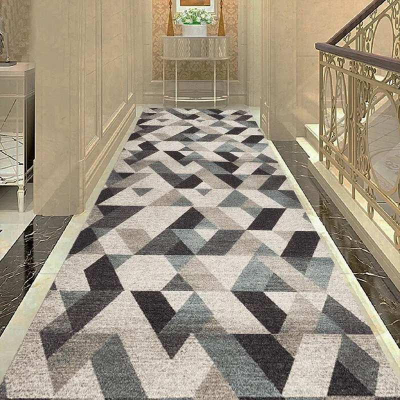 Nordic Stair Carpet European Corridor Carpets Hotel Long Aisle Rug Home Entrance/Hallway Doormat Anti-Slip Wedding Floor Rugs Nordic Stair Carpet European Corridor Carpets Hotel Long Aisle Rug Home Entrance/Hallway Doormat Anti-Slip Wedding Floor Rugs