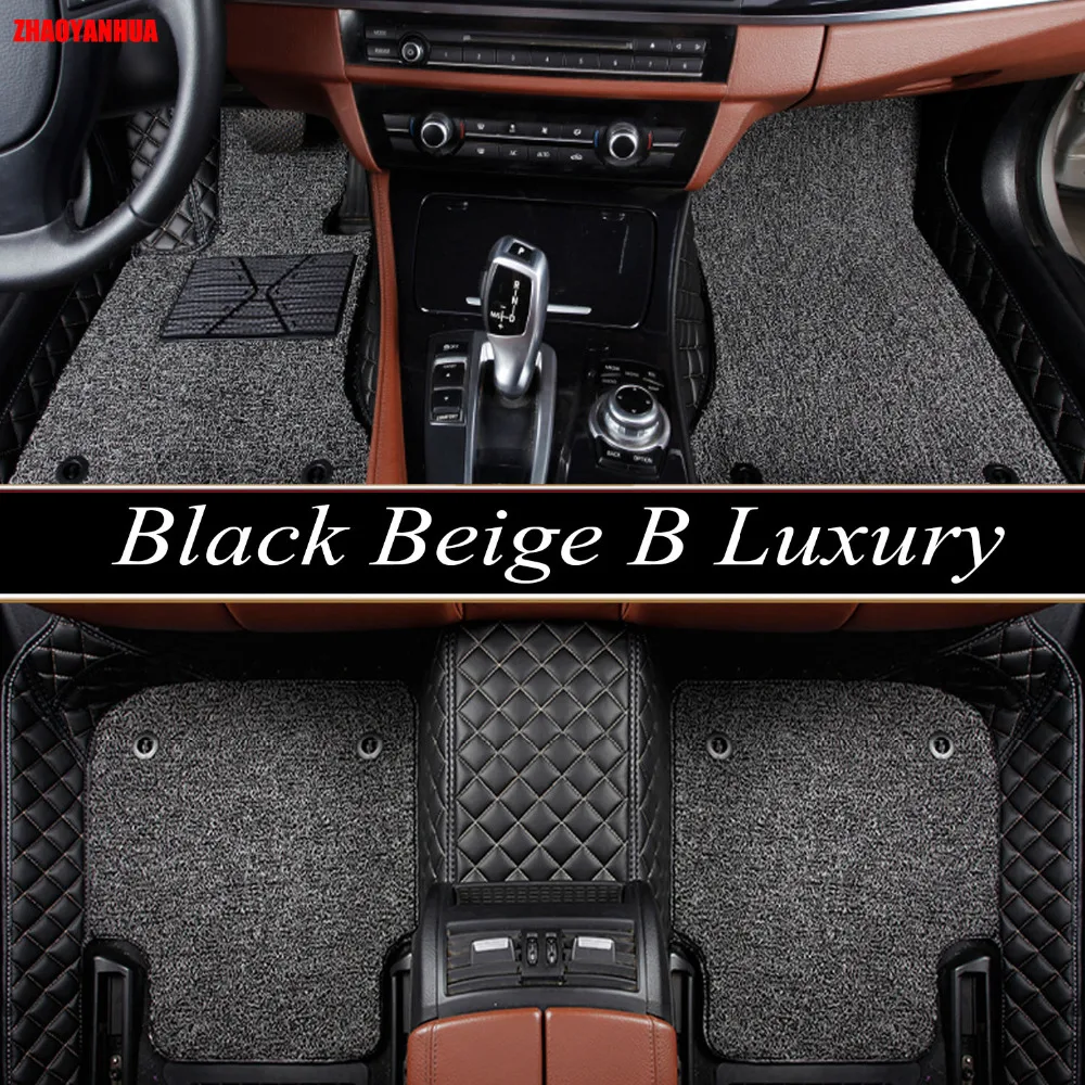 

ZHAOYANHUA Car floor mats for BMW 5 series E39 520i 525i 530i 535i 540 525D 530d heavy duty special car styling 5D carpet liners