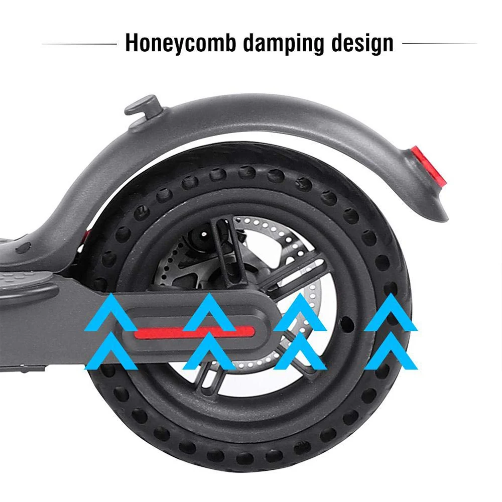 Сотовые резиновые шины для Xiaomi M365 электрический скутер анти-скольжения скутер шины с твердой заменой ступицы противоскользящие