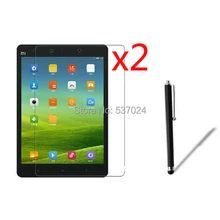 3в1 2x ЖК-прозрачная защитная пленка для экрана Защитная пленка+ 1x Стилус для Xiao mi Pad 1 7," планшет