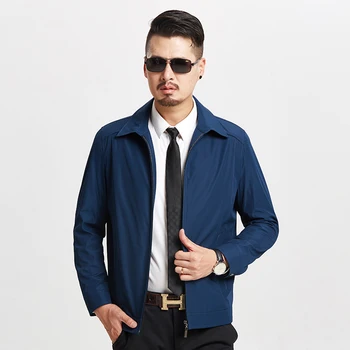 

1803 new spring and autumn Man jacket father coat thin middle-aged 40-year-old men's Clothing