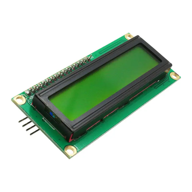 Модуль ЖК дисплея Glyduino IIC/I2C 1602 зеленый экран для Arduino|modulating controller|module zigbeescreen tension |