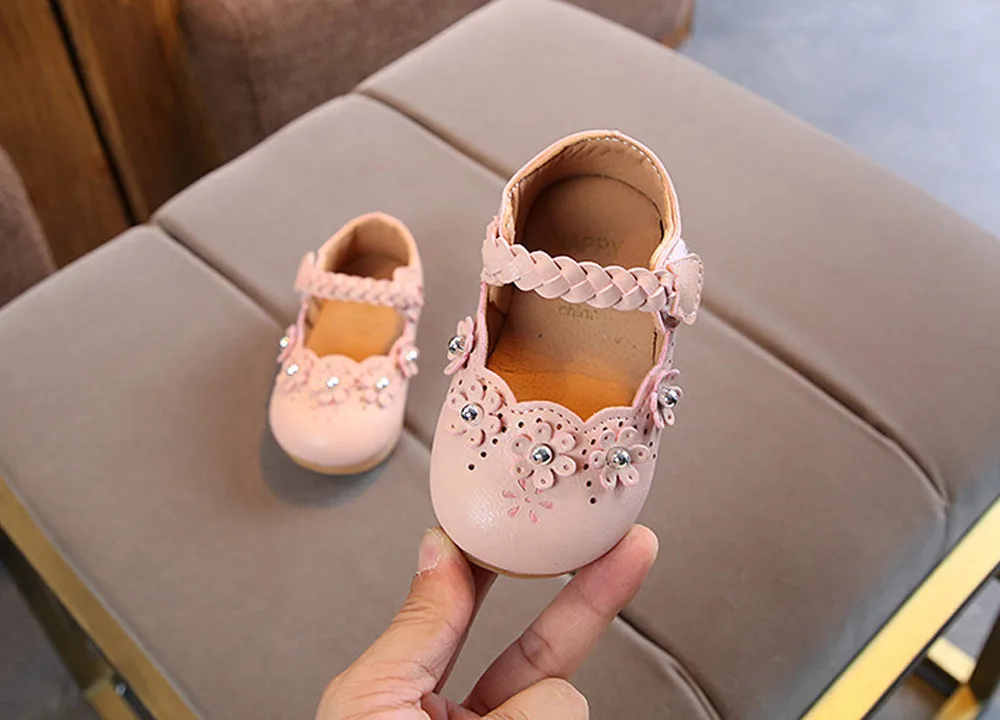 ISHOWTIENDA/детская обувь; Осенняя обувь из искусственной кожи с цветами для маленьких девочек; обувь для малышей; модная свадебная обувь принцессы; повседневная обувь для девочек; подарок на день рождения