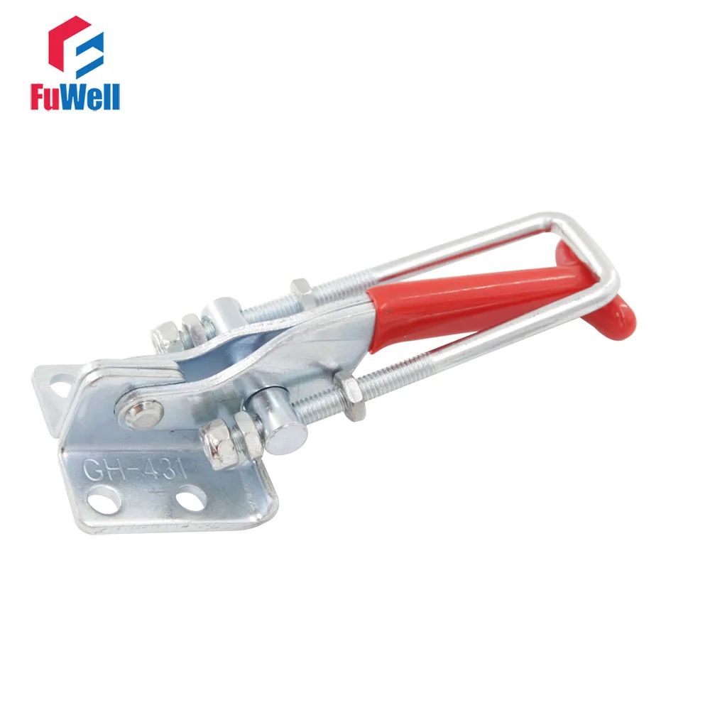 4 Pack 700lbs Capacity Toggle Clamps GH431 Adjustable U Bolt Selflock