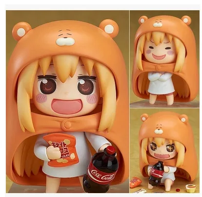 

Lolita Anime Himouto Umaru-Chan Umaru Doma PVC Action Figure Collectible Model doll toy Nendoroid 10CM Model toys Rinquedo
