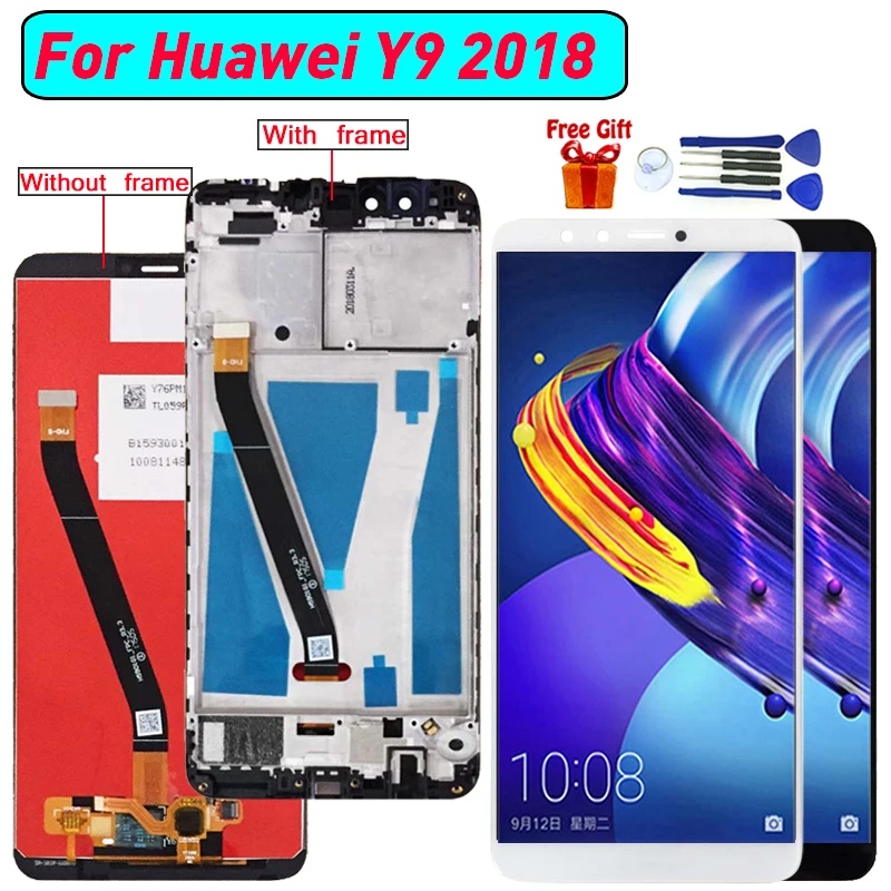ЖК-экран в сборе для Huawei Y9 (2018) сменный экран модуль ЖК-дисплея LX2 LX1 | Мобильные