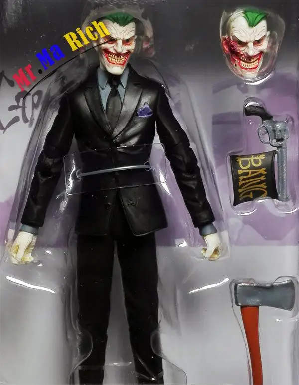 Batman Joker Arkham Asylum DC PVC Collectible Movable Action Figure Model 