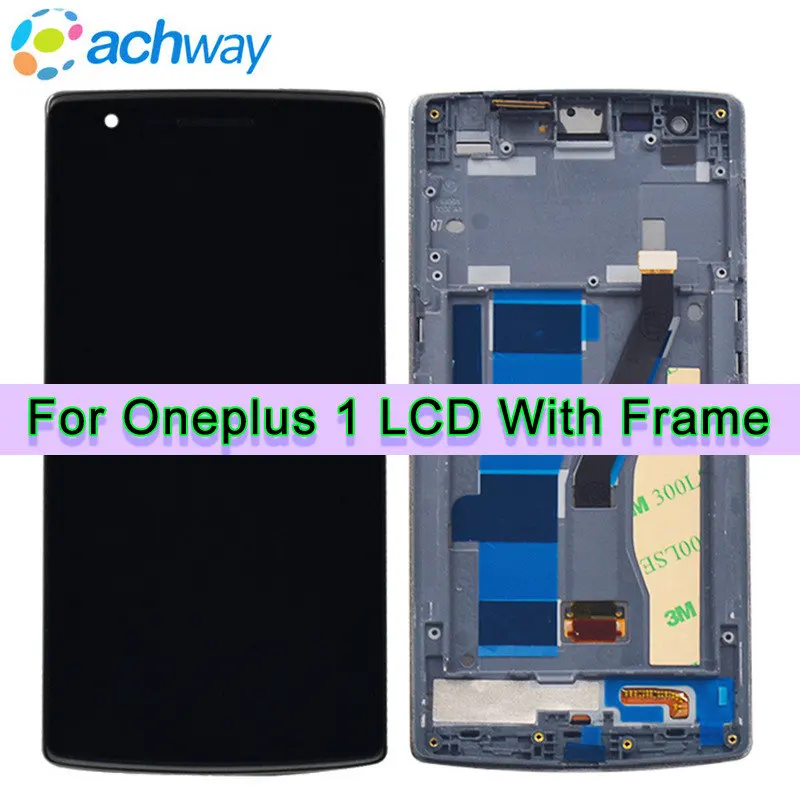 For Oneplus 1 LCD With Frame lcd