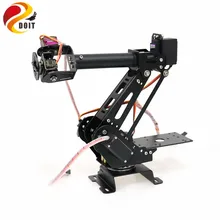DOIT 6 Dof Robot Arm Metal Manipulator Mechanical Arm Aluminum Alloy Structure for Arduino DIY Remote Control Tank Chassis metal tank chassis all metal structure big size load large obstacle surmounting for robot project the engineering prototype