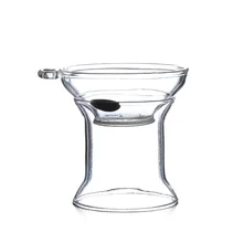 Высокая Термостойкого Боросиликатного стекла Чайник ситечко для чая утечки прозрачный чай фильтр кунг-фу чай аксессуары