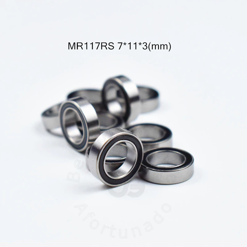 MR117RS 7*11*3 (мм) Бесплатная доставка подшипник ABEC 5 резиновый герметичный