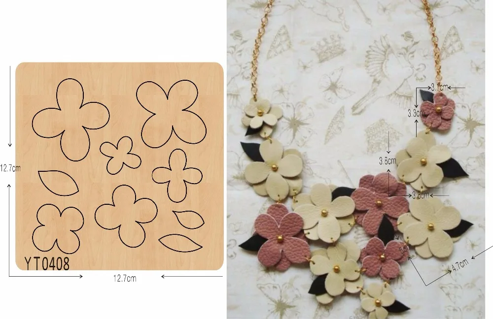 

Fancy Necklace-1 DIY new wooden mould cutting dies for scrapbooking Thickness/15.8mm/ /YT0408