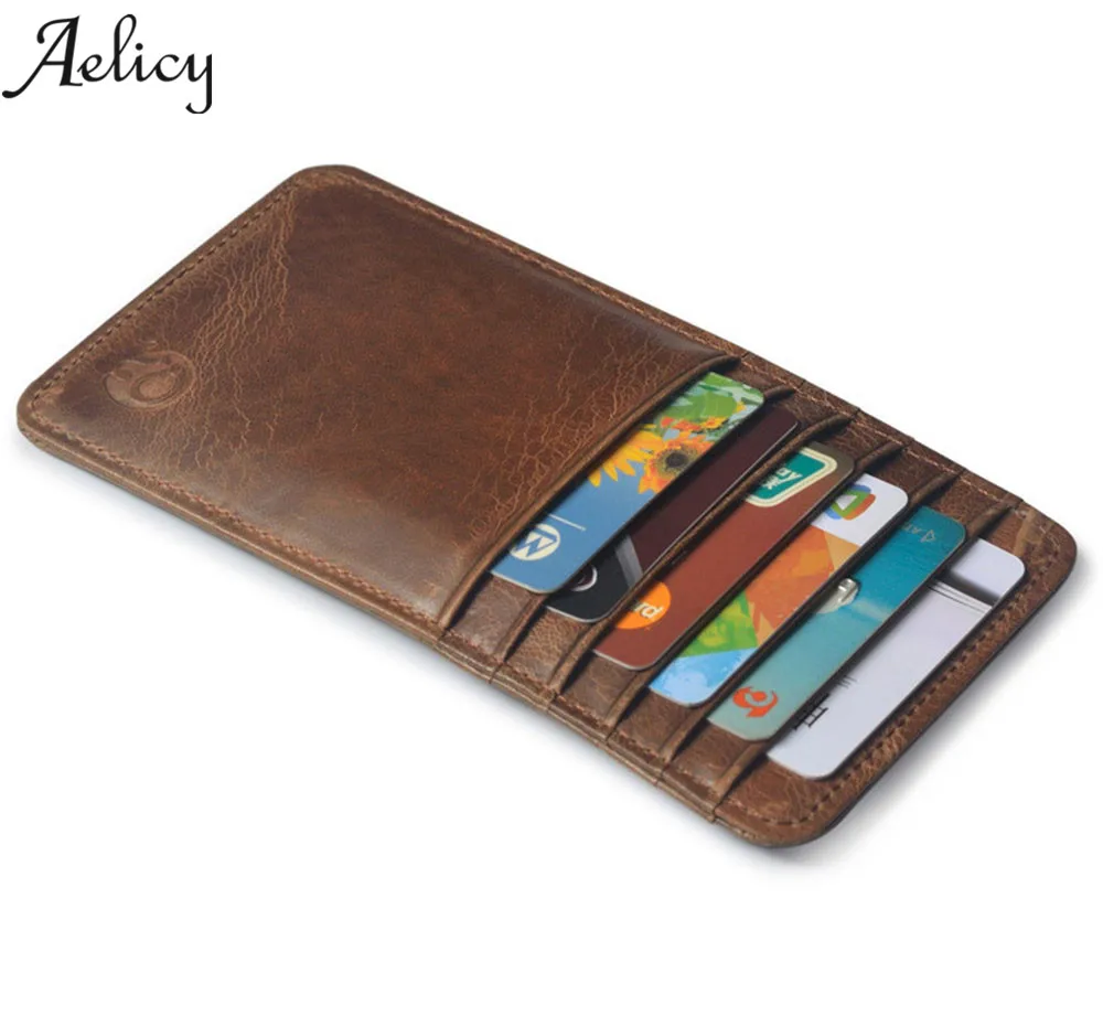 

Aelicy men Wallet Slim Credit Card Holder Mini Wallet ID Case Purse Bag Pouch @@@Dropshipping 2019 hot Selling carteira feminina