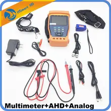 Новинка CCTV 3," два в одном HD AHD тест er CCTV мультиметр тест er монитор AHD 1080P и тестирование аналоговой камеры UTP кабель тест 12V1A